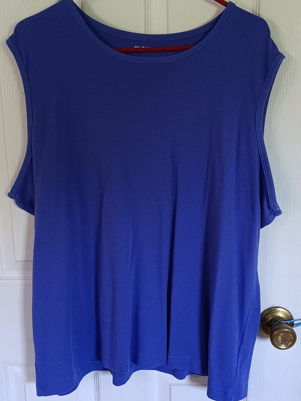 Blair Royal Blue Sleeveless Tank Top
